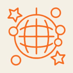 disco ball with sparkling aura